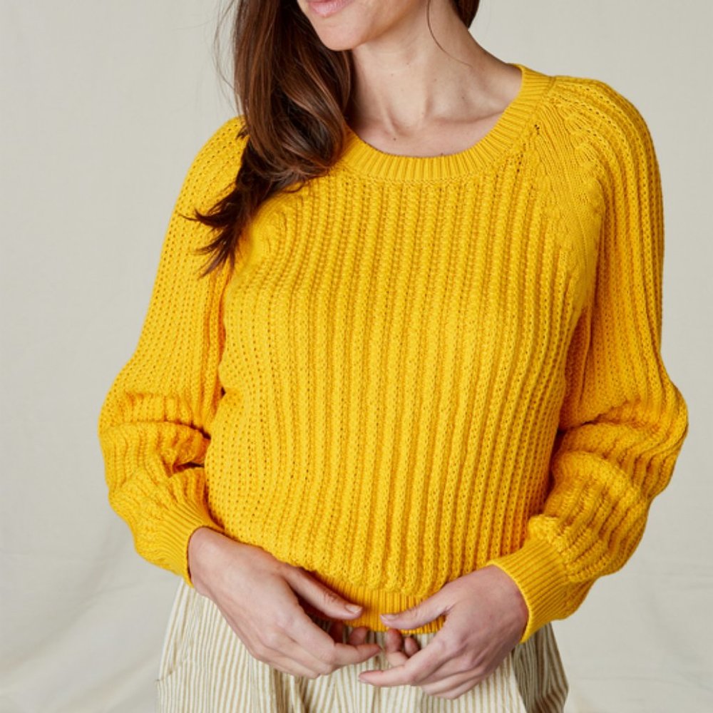 Aymara Cherryl Sweater in Egg